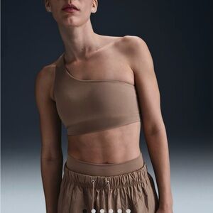 Nike One-Shoulder Brown Bandeau